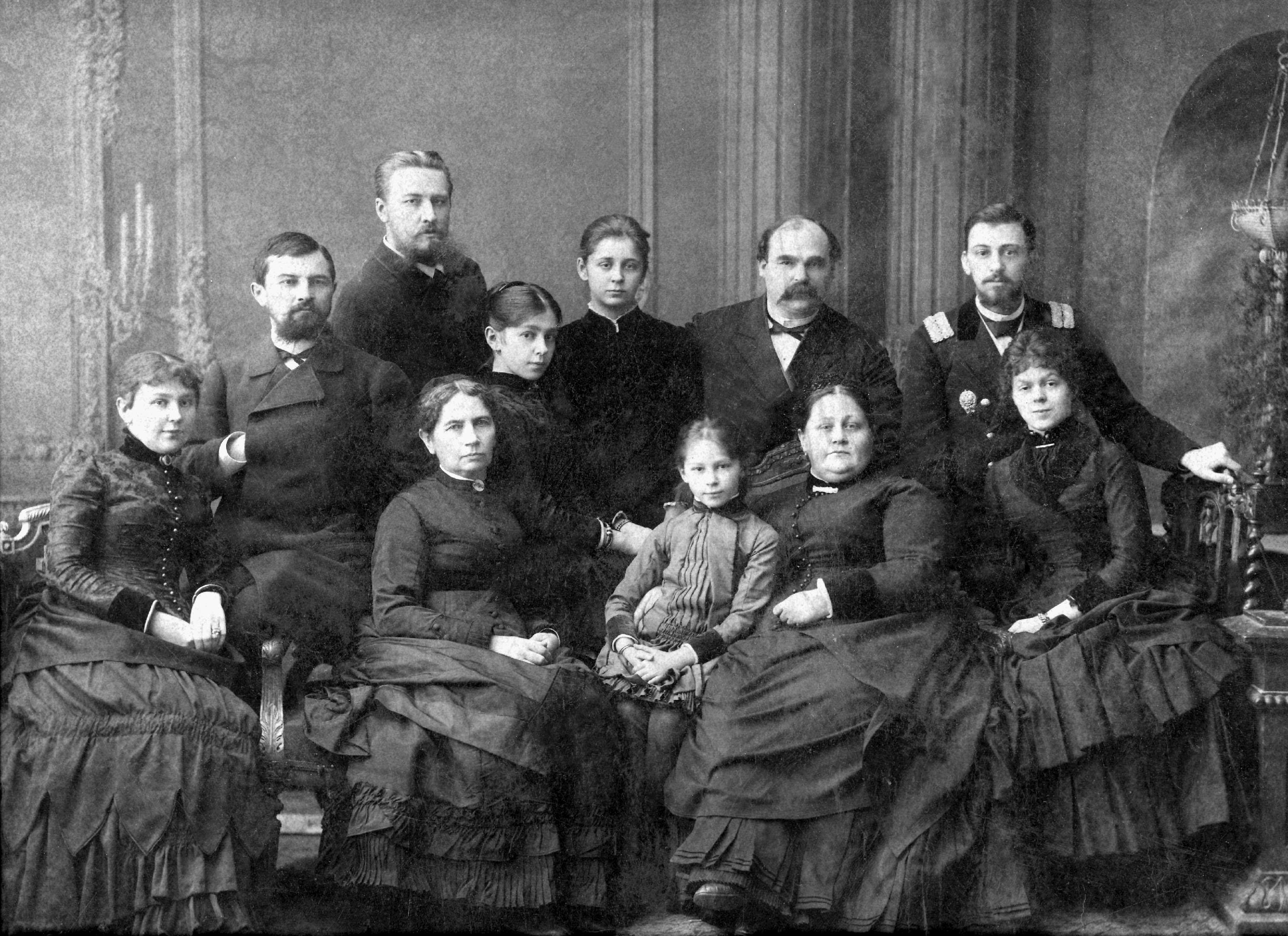 Семья Купцов Мальцовы 1900